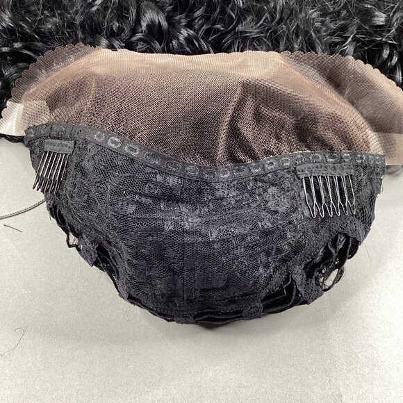 R&B RL-WE #1 Jet Black Premium Synthetic Blend Wig Adjustable - Picture 6 of 10